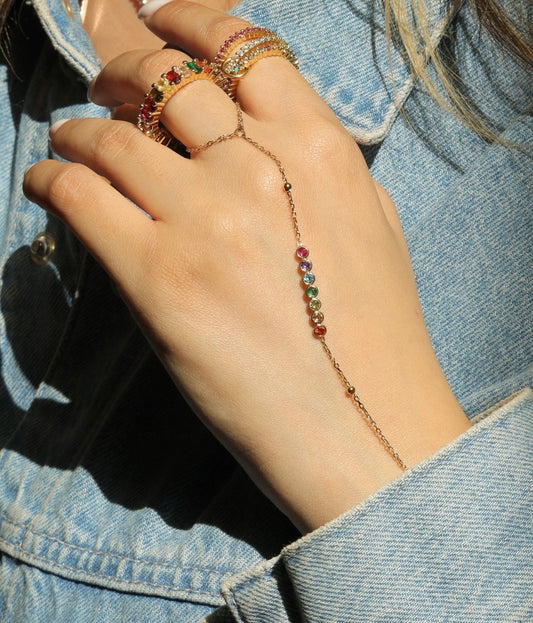 Rainbow Handchain