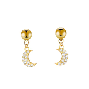 Moon Drop Earrings