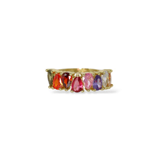 Pave Rainbow Ring