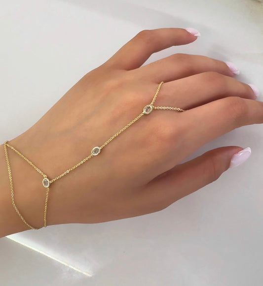 Hand chain plume